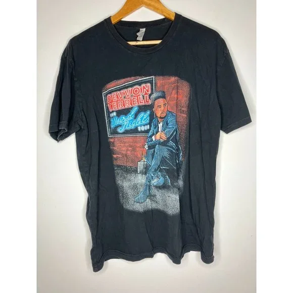Devvon Terrell The Weird Nights Tour Men's XL T-Shirt - Picture 1 of 6
